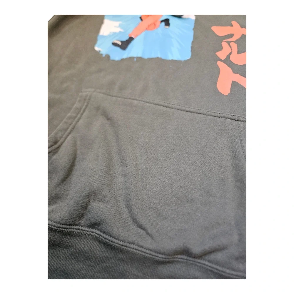 Shippuden Collection Small Long Sleeve Pullover Naruto Green Hoodie